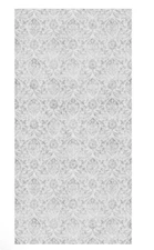 Adama Rug  Agra_G Mat  Grey Vinyl New Rug 23.6X37.4"