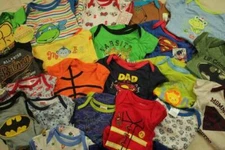 Wholesale Lot 10 Piece Baby Boys Bodysuits Creeper Outfit One Piece Gift Resale