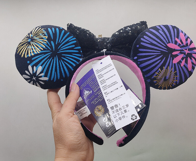 Disney Park Minnie Mouse Ear Headband for Adults – Lunar New Year 2022 Authentic Shanghai Disney Parks Chinese Lunar New Year Minnie Headband  main image 2