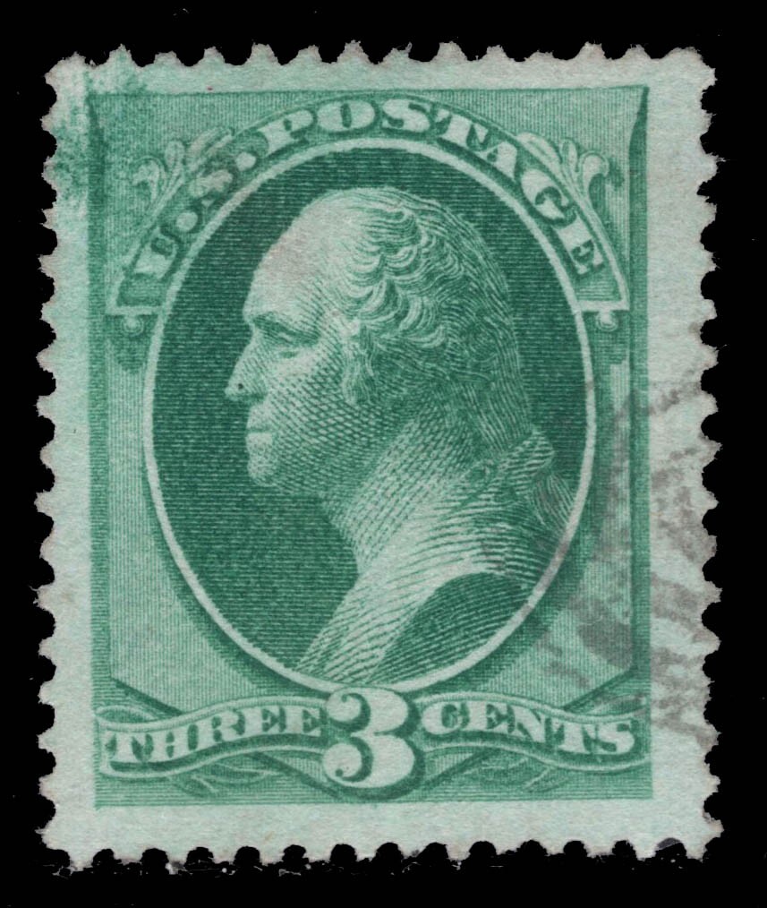 米国ＦＤＣコレクション MOMEN: US STAMPS #136 GRILLED USED VF/XF JUMBO PF CERT LOT