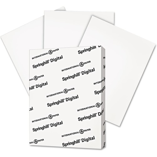 Springhill Digital White Cover Stock, 67lb Vellum Bristol, 8.5 x 11, 250 Sheets - 第 1/7 張圖片