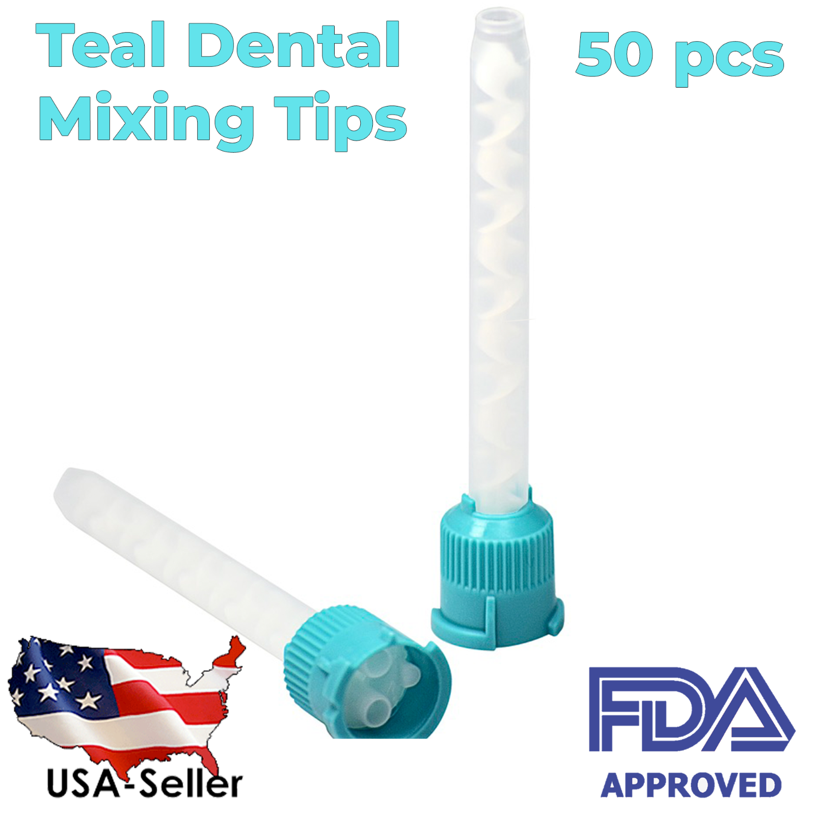 Buy Dental T-Mixer Mixing Tips - Brown Mixpac (Pack of 25 Pcs) DM-MTY