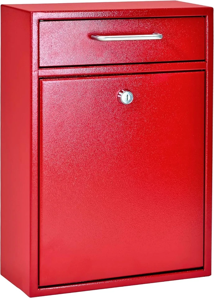 Durable Wall Mounted Mailbox with High Security Lock - Perfect for Home & Office - Image 3 of 4