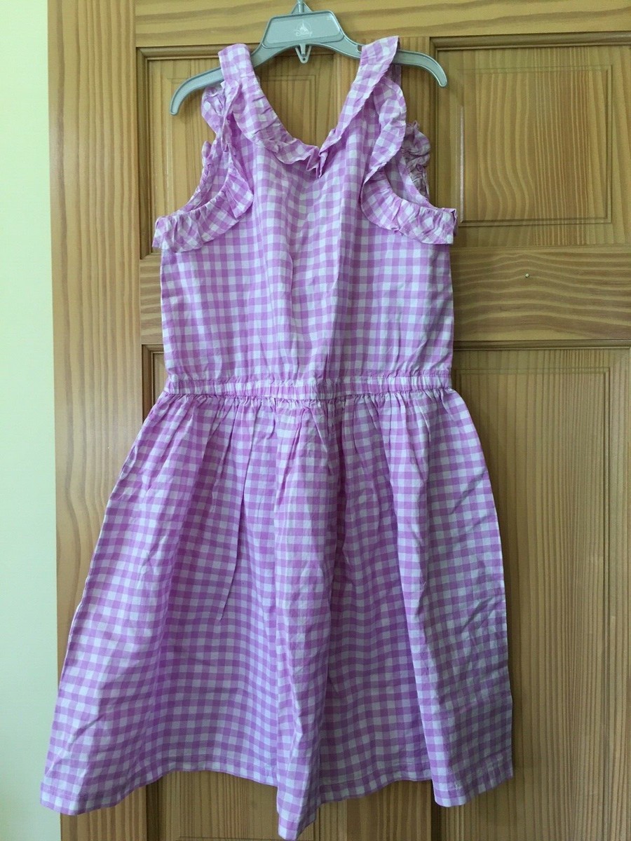 open lace back dress Sweet On Gingham Babydoll Dress main image 1