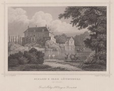 Norden Umgebung Original Stahlstich Poppel 1857