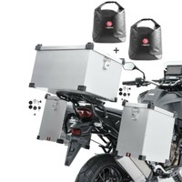 Alukoffer M15 35-40L FüR Benelli Leoncino 800 / Trail + TC 60L + Innentaschen