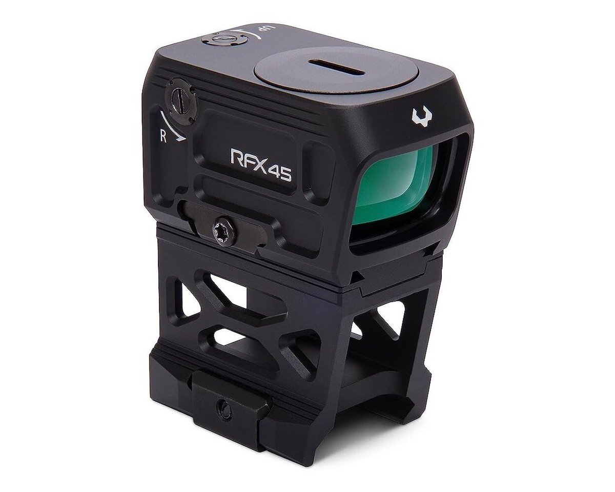 Viridian RFX45 Closed Emitter Green Dot Sight with High Mount for