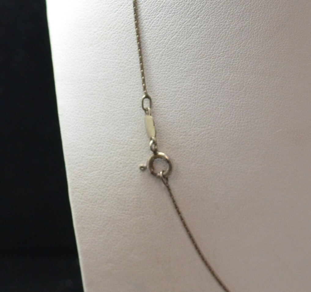 Sterling Silver Pretty Chain w/ Patterned Beads N… - image 3