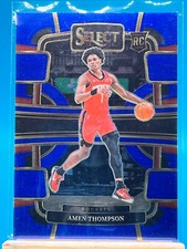 2023-24 Panini Select - Concourse Amen Thompson #96 Blue (RC)