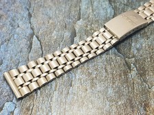 BRACCIALE PERLE DI RISO ORIENTALI 22MM estremità dritta RARO adatto per ferrovia enicar sherpa.