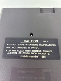 Vintage Nintendo NES Bad Dudes Video Game 1985 Japan Tested Works