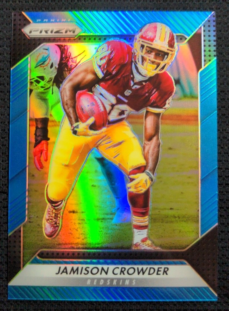 2016 Panini Prizm Prizms Light Blue Football #147 Jamison Crowder /199 