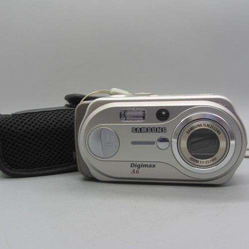 Samsung Digimax A6 6,0 MP Kompakt-Digitalkamera silber getestet