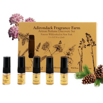Adirondack Fragrance & Flavor Farm ADK Artisan Perfume Spray Discovery Set, I...