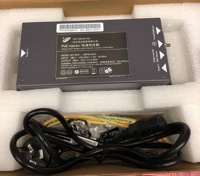 FSP POE Injector  ADP36-52AP 52V 0.7A Single Port Power Over Ethernet- Indoor