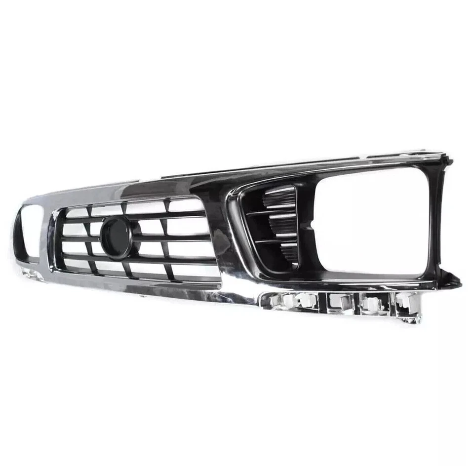 NEW FRONT CHROME GRILLE AND VALANCE PANEL FOR 1995 1996 1997 TOYOTA TACOMA 4WD Foto 3 de 4