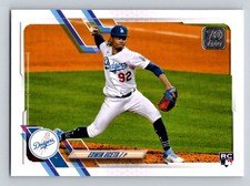 2021 Topps Update #US162 Edwin Uceta Los Angeles Dodgers Rookie