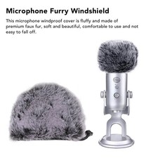 Microphone Furry Windscreen Muff Condenser Microphone Windshield Windproof Cover