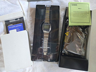 Casio PIZX Data Bank Set mit PC-UNITE, PAD-1, Infrarot, Windows 95