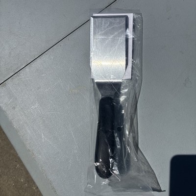 NEW Pampered Chef Large SERVING SPATULA #2626 Black Handle Stainless Steel