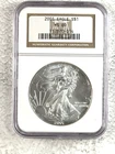 2001 NGC MS69 ASE 1oz American Silver Eagle $1 US Mint Coin Bullion MS-69