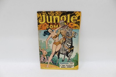 Jungle Comics #98 by Fiction House, February 1948