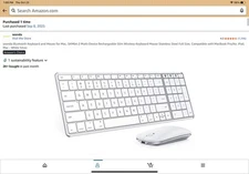 Seenda Bluetooth Keyboard And Mouse For Mac, SKM64-2