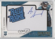 2013 Prominence Rookie Embroidered Rated Signatures Ace Sanders Patch Auto fm0