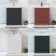 Floor standing Bathroom Vanity Unit Furniture Cabinet 2 Drawer 600/700/800mm
