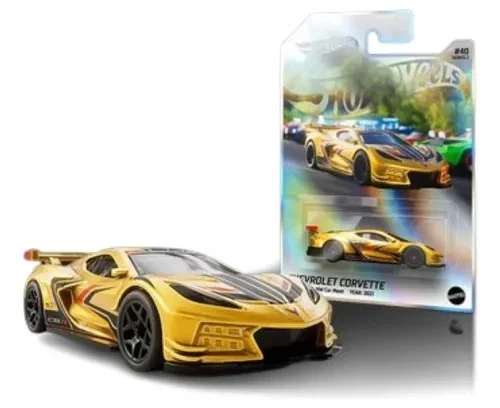 Hot Wheels RLC NFTH Garage Series 2 Chevrolet Corvette C8.R 1 of 1254 Gold 2022. - Image 2 of 2