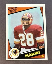 1984 Topps NFL Darrell Green #380 Redskins Rookie RC HOF NR MT - MT