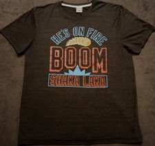 Lg Homage He's On Fire Boom Shaka Laka NBA Jam Graphic T Shirt