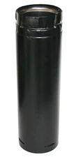 DURAVENT 4" X 12" BLACK PELLET VENT PIPE