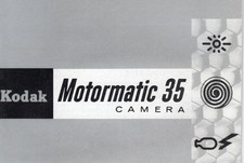 Vintage Kodak Motormatic 35 Camera Manual Gray Cover 