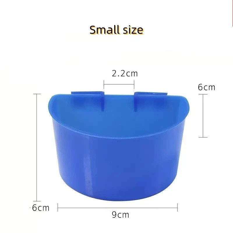 10pcs Chicken Feeder Cups for Cage Hanging Bird Waterer Rabbit Water Food