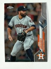 2020 Topps Chrome #142 Jose Urquidy Houston Astros RC Baseball Rookie Card. rookie card picture