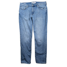 Calvin Klein Jeans Mens Size 34x32 Straight Leg Whiskers Normcore Blue Denim