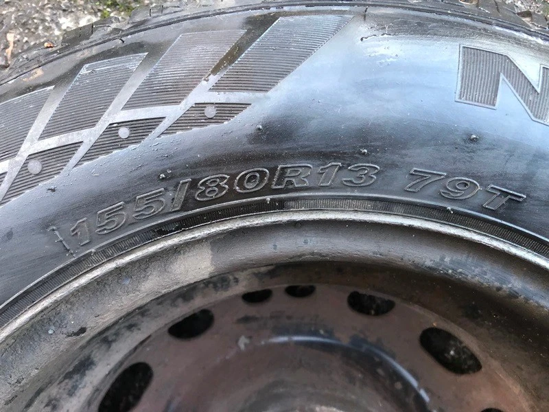 4xkomplette Winterreifen+Felgen 155/80R13 79T für Opel Corsa,Astra,Classic - Bild 4 von 4