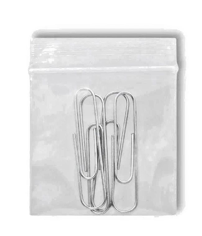 Strong 2 Mil Clear Reclosable Zip Plastic Lock Bags Poly Jewelry Zipper Baggies - Image 3 of 4