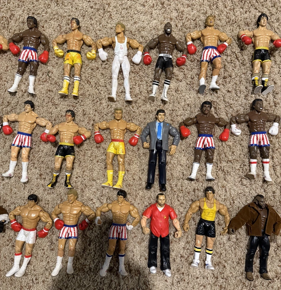 ROCKY Jakks Pacific Apollo Clubber Drago Tommy Gunn Mason Dixon Mickey Lot  - Image 4 of 4