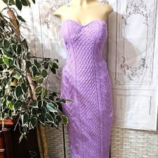 Fashion Nova Sold Out Chic Dates Lavender Strapless Midi Sweater Dress Large