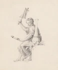 Woman Spindle Drawing 1828