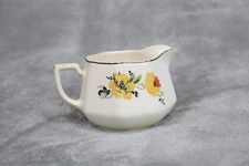 Vintage Homer Laughlin Yellowstone Creamer Medieval Rose Made in USA