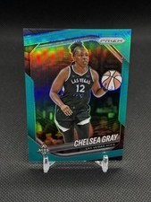 CHELSEA GRAY 2025-26 PRIZM WNBA TEAL #111 LAS VEGAS ACES /49