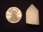 Quartz crystals, includes a white geode crystal slice in a metal setting — photo 5