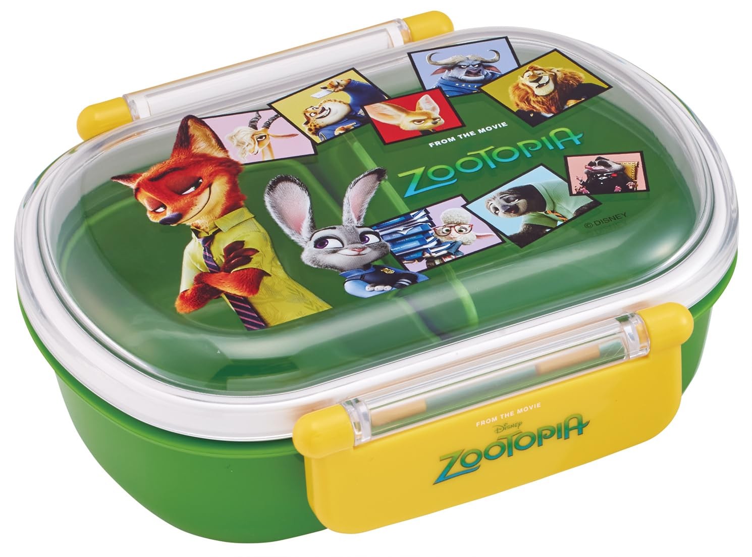 Skater Kids Lunch Box, Single Tier, 360ml, Disney Zootopia, 