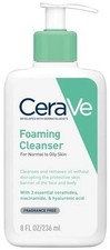 CeraVe Foaming Cleanser 236ml Face & Body Wash Normal-Oily Skin Fragrance Free