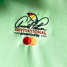 Arnold Palmer Invitational Oakley Mens Golf Shirt Size Large Mastercard Green