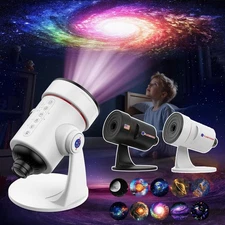 Christmas Gift LED Galaxy Projector Starry Night Light Sky Star Lamp White Noise