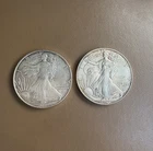 2x 2022 W WALKING LIBERTY AMERICAN EAGLE .999 FINE SILVER DOLLAR COIN 1oz.